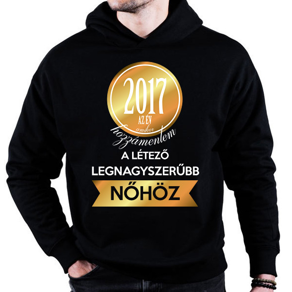 2017-Oversized kapucnis pulóver