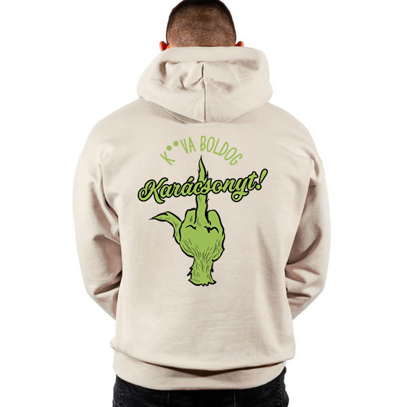 Grinch karácsony-Oversized kapucnis pulóver