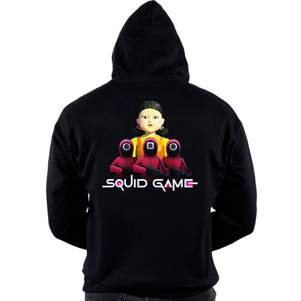 Squid game doll and soldiers 2-Oversized kapucnis pulóver