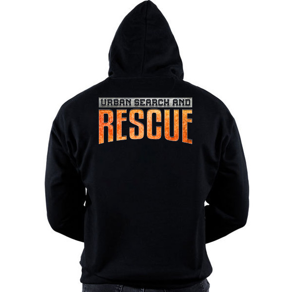 US&Rescue-Oversized kapucnis pulóver