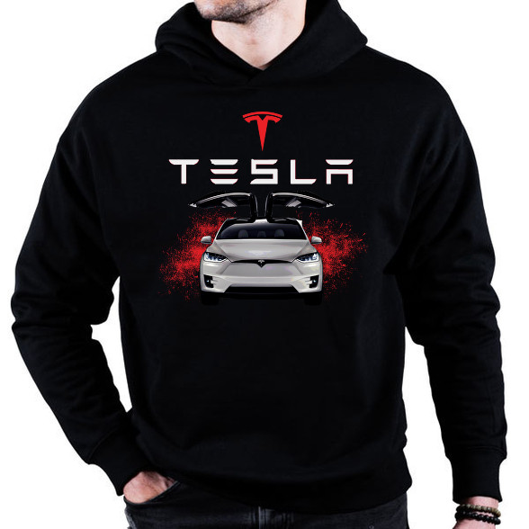 tesla -Oversized kapucnis pulóver