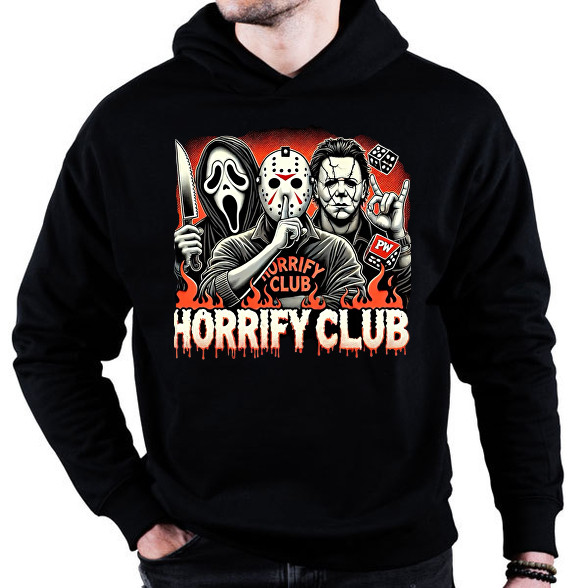 Horrify Club-Oversized kapucnis pulóver