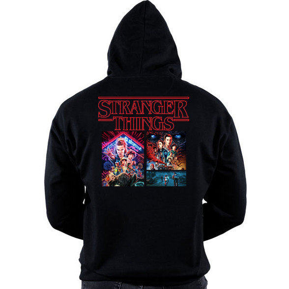 Stranger things-Oversized kapucnis pulóver