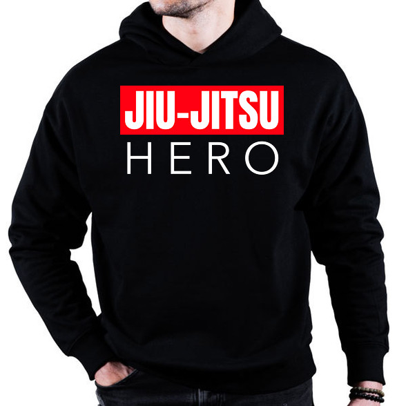 JIU-JITSU HERO-Oversized kapucnis pulóver