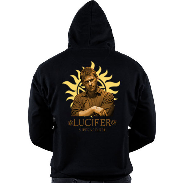 LUCIFER SUPERNATURAL-Oversized kapucnis pulóver