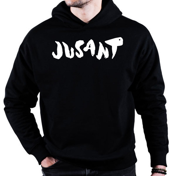 Jusant - white-Oversized kapucnis pulóver