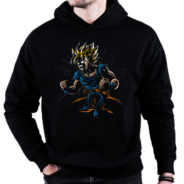 Dragon Ball Goku-Oversized kapucnis pulóver