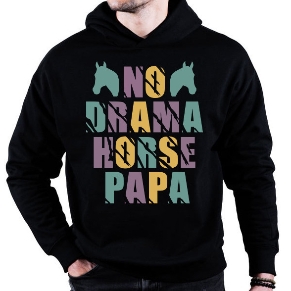 Horse papa-Oversized kapucnis pulóver