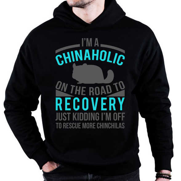 Chinaholic-Oversized kapucnis pulóver