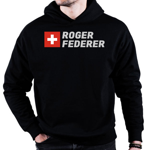 Roger Federer-Oversized kapucnis pulóver