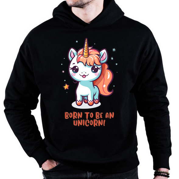 Born to be an unicorn-Oversized kapucnis pulóver