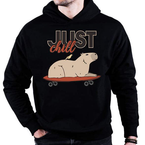 Just chill - Capybara-Oversized kapucnis pulóver