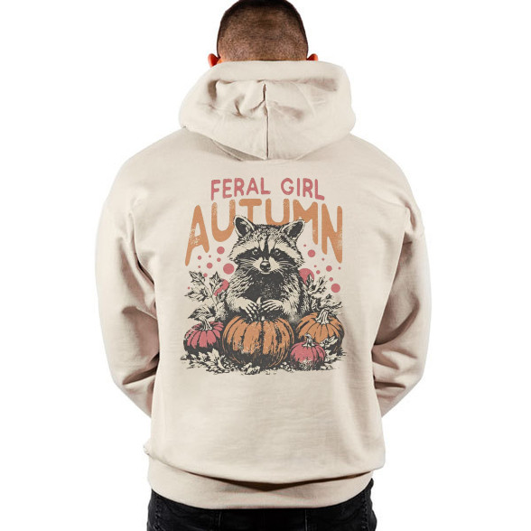 Feral Girl Autumn-Oversized kapucnis pulóver