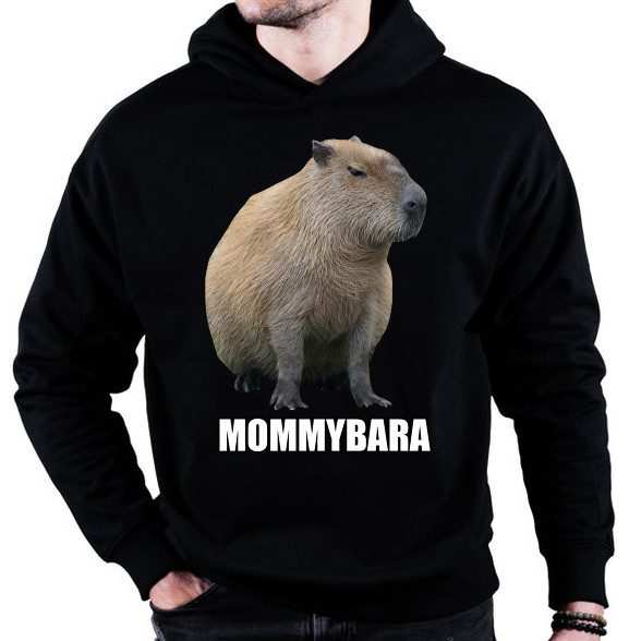 Capybara család - Mommybara-Oversized kapucnis pulóver