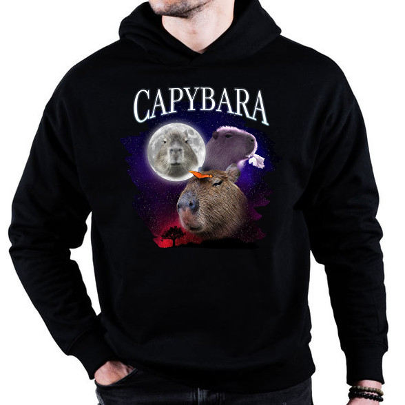 Capybara éj-Oversized kapucnis pulóver