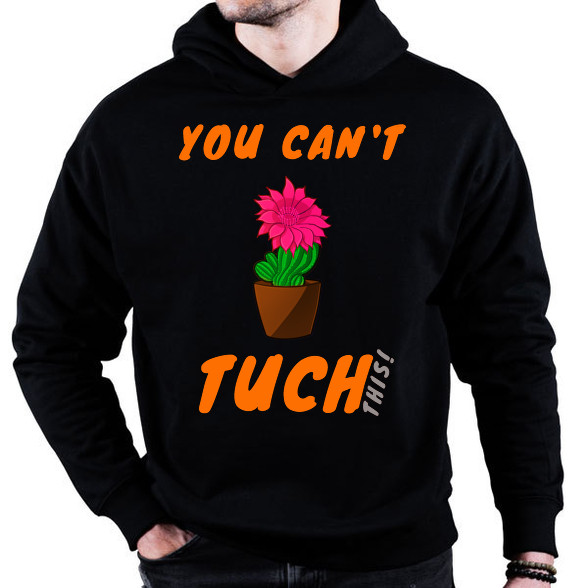 you can tuch this-Oversized kapucnis pulóver