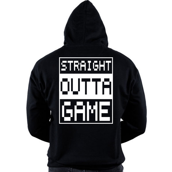 Straight outta Game-Oversized kapucnis pulóver