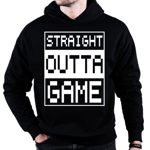 Straight outta Game-Oversized kapucnis pulóver