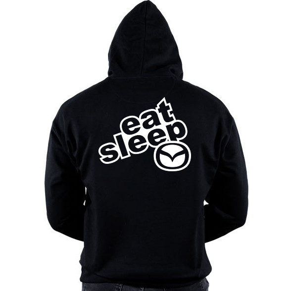 Eat Sleep Mazda-Oversized kapucnis pulóver