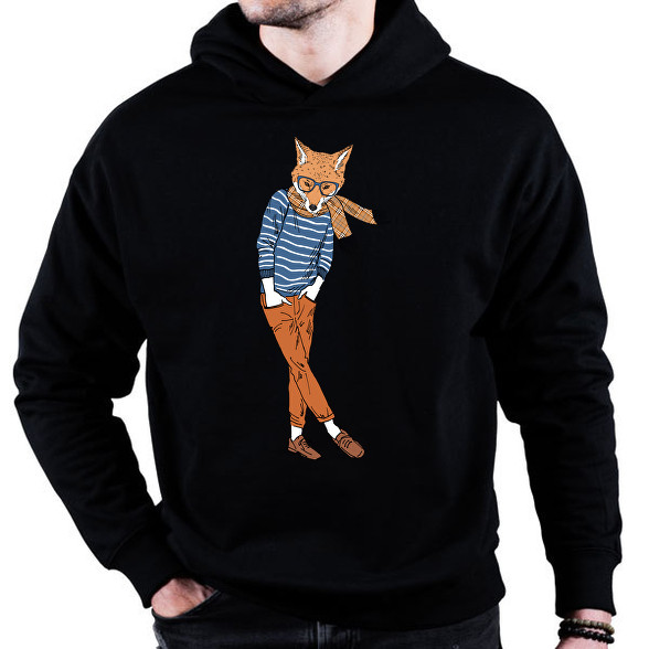 Fashion Fox-Oversized kapucnis pulóver