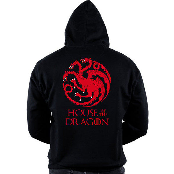 house of dragon-Oversized kapucnis pulóver