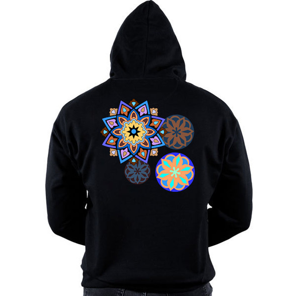 Mandala7-Oversized kapucnis pulóver