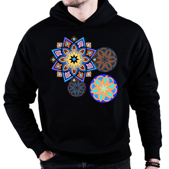 Mandala7-Oversized kapucnis pulóver