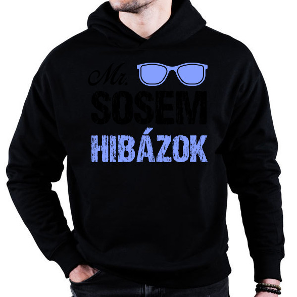 Mr. sosem hibázok-Oversized kapucnis pulóver