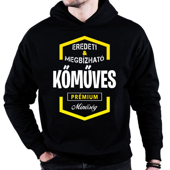 Kőműves prémium minőség-Oversized kapucnis pulóver