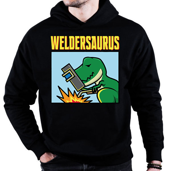 Weldersaurus-Oversized kapucnis pulóver