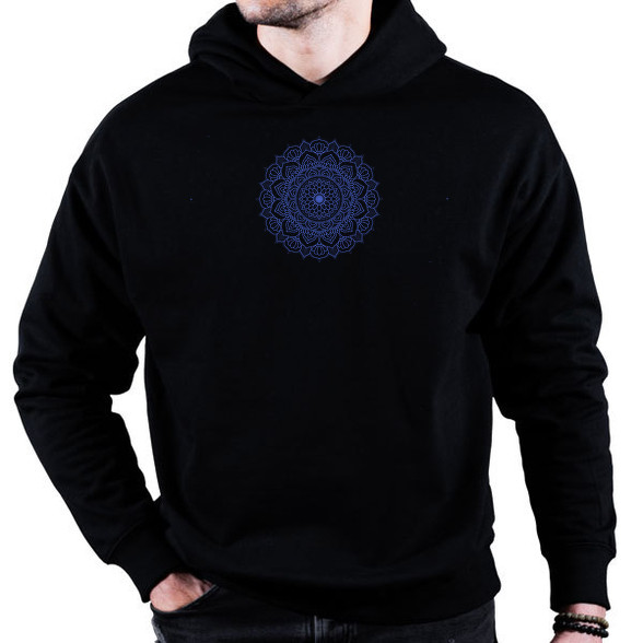 Kifesthető mandala minta7.-Oversized kapucnis pulóver