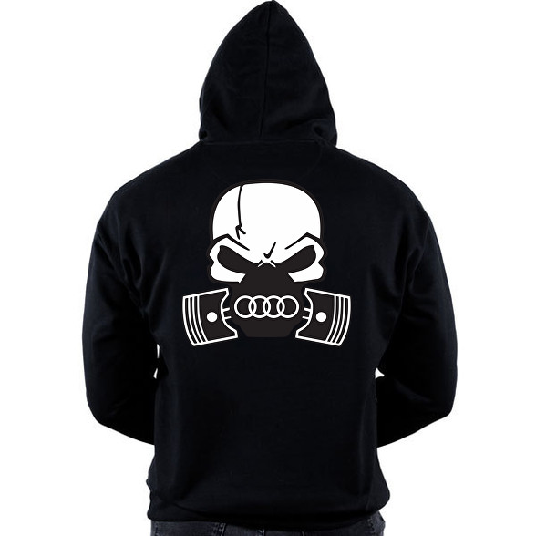 Skull audi-Oversized kapucnis pulóver