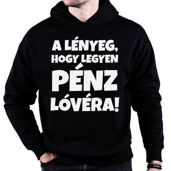 Legyen pénz lóvéra 2-Oversized kapucnis pulóver