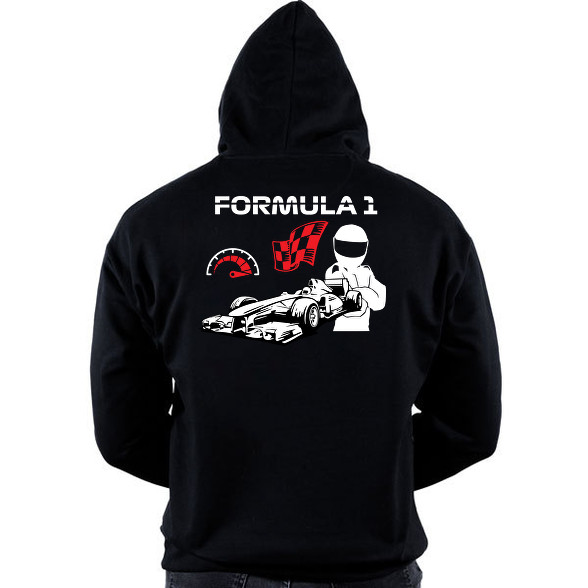 Formula 1-Oversized kapucnis pulóver