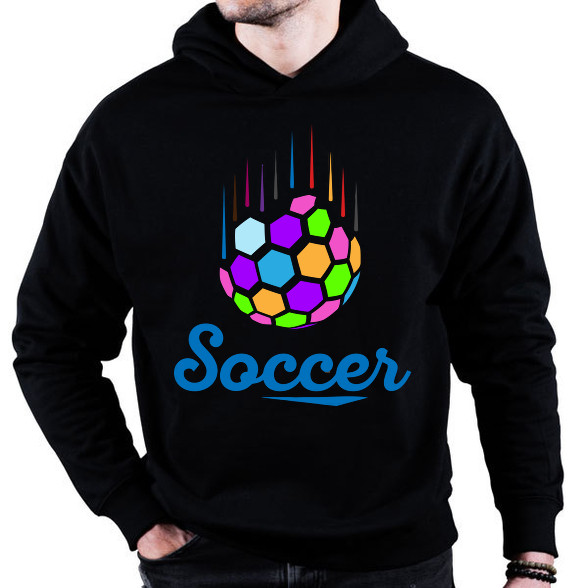 Soccer-Oversized kapucnis pulóver