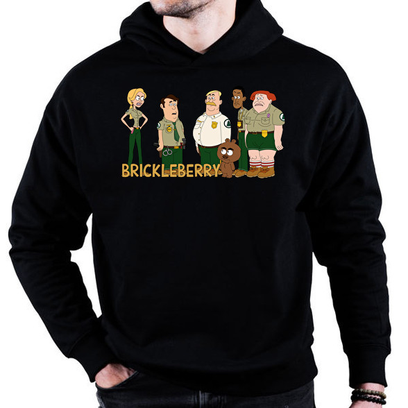 Brickleberry-Oversized kapucnis pulóver