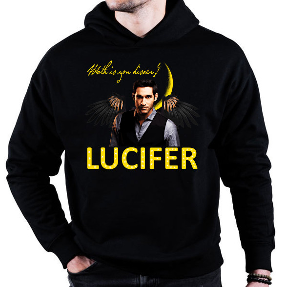 lucifer-wath is you disaer-Oversized kapucnis pulóver