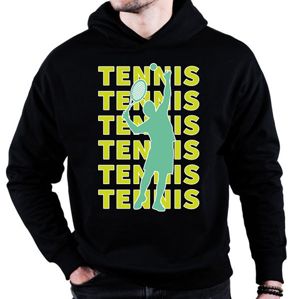 Tennis-Oversized kapucnis pulóver