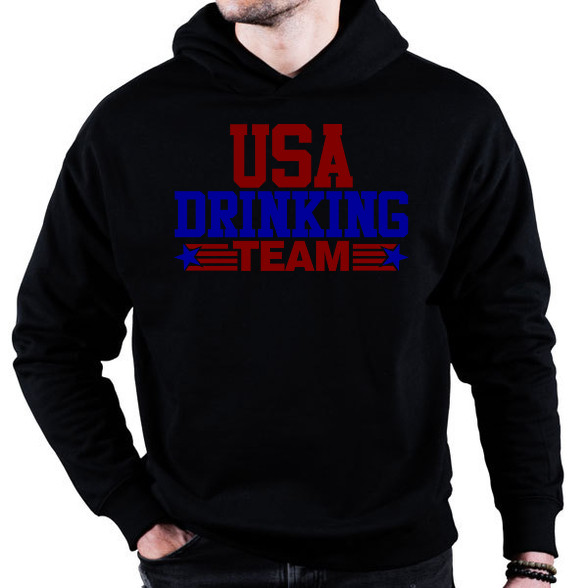 USA drinking team-Oversized kapucnis pulóver