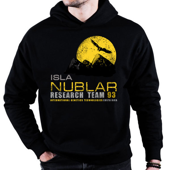 ISLA NUBLAR RESEARCH TEAM-Oversized kapucnis pulóver