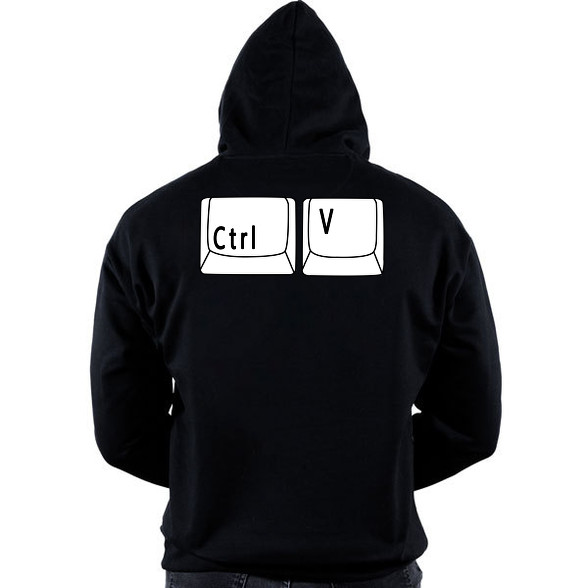 CTRL V-Oversized kapucnis pulóver