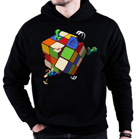 Rubik - Minecraft-Oversized kapucnis pulóver