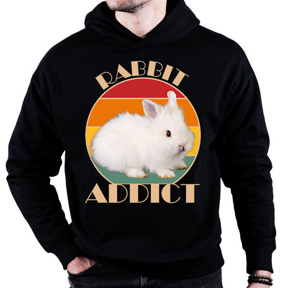 Rabbit addict-Oversized kapucnis pulóver