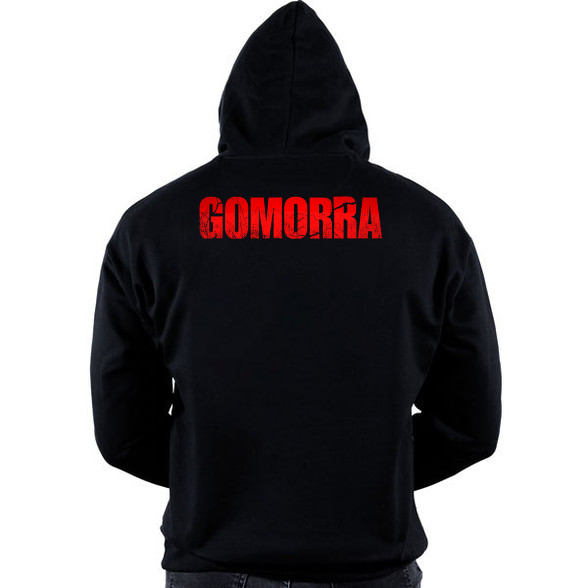 Gomorra logo-Oversized kapucnis pulóver