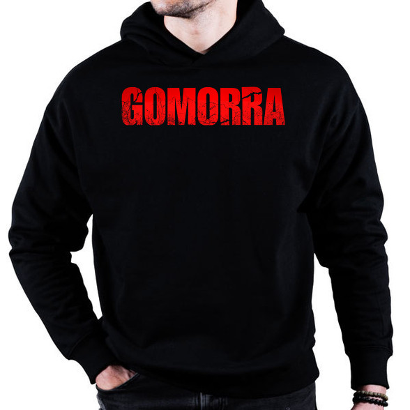 Gomorra logo-Oversized kapucnis pulóver