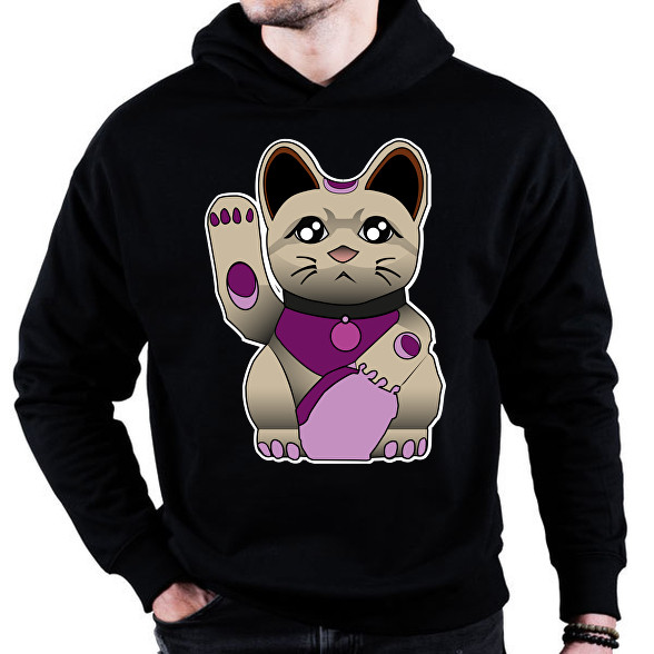 maneki neko-Oversized kapucnis pulóver