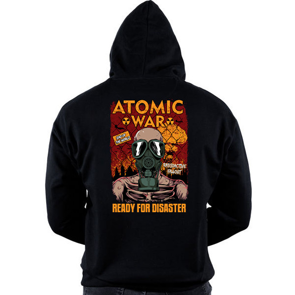 Atomháború-Oversized kapucnis pulóver