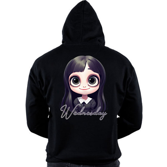 Wednesday Addams-Oversized kapucnis pulóver