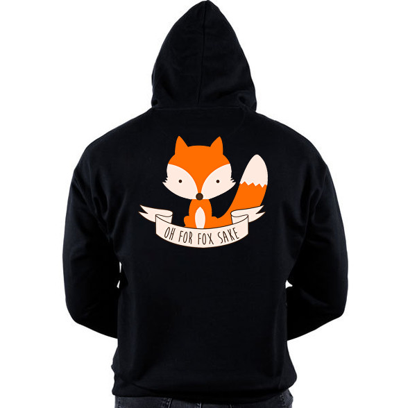 Oh for fox sakee-Oversized kapucnis pulóver