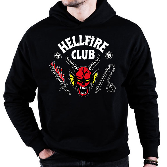 Hellfire Club-Oversized kapucnis pulóver